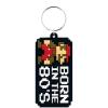 Nintendo: Super Mario - Born In The 80's Rubber Keychain (Portachiavi)