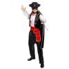 Eroe Bandito Mascherato (Camicia Con Jabot, Gilet, Pantaloni, Cintura, Mantello, Mascherina) L