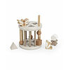 Ruota Forme Geometriche A Incastro In Legno - Beige