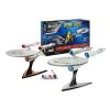 Astronave Enterprise Classic - Enterprise Into Darkness Star Trek. 2 Modelli.Gift Set + colori e colla 1/500 (RV05721)