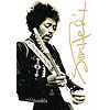 Jimi Hendrix B&W Tin Sign