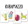 Ricreativi Board Games 4In1 Gioco Di Carte Mimo, Unico, Rubamazzo, 10 Famiglie