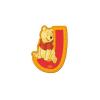 Lettera adesiva J Winnie the Pooh (82768)