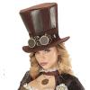 Cappello cilindro steampunk con occhiali