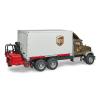 Camion Mack granite UPS portacontainer con muletto (02828)