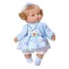 Bambola 28 cm Fiori Vestito Azzurro