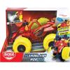 Dickie Toys Flaming Fire Monster Truck luci e suoni