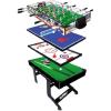 Tavolo 5in1 Verticale Con Ruote Richiudibile -  calcio balilla, biliardo, ping pong, air hockey e shuffleboard (706200231)