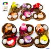 Confezione 6 Nidi Uccello Con Clip (90406)