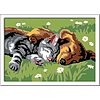 CreArt serie E - Cane e gatto dolce sonno (28930)