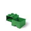 Contenitore LEGO Brick 4 Cassetto Verde