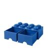 Contenitore LEGO Brick 8 Cassetto Blu