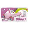 Monopattino 3 Ruote Buggy Rosa Con Ruote Luminose