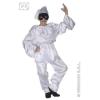 Costume Pulcinella (casacca, pantaloni, cappello) 140 cm / 8-10 anni (WDM41977)