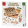 Classic Games Kit in legno (Scacchi, Dama, Tria, Domino, Shangai, Torre) (053978)