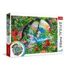 Puzzle 1040 - Spiral Puzzle - Tropical Animals