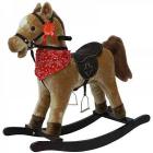 Cavallo a dondolo con suoni - marrone chiaro con bandana (705100501)