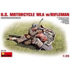 U.S. Motocicletta Wla con fuciliere. Scala 1/35 (MA35179)