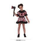 Costume Clown Bambina 3-4 Anni (77025)
