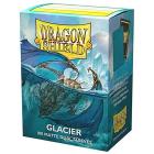 100 Standard Size Matte Dual Sleeves Glacier Miniom (15031)