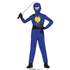 Costume Guerriero Ninja Blu Bambino 3 - 4 Anni (81032)