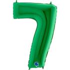 Palloncino Mylar 40 (100cm) Numero 7 Green