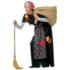 Befana (Gonna Con Grembiule, Scialle, Foulard) L