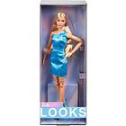 Barbie Signature Vestito Azzurro Capelli Biondi (HRM15)