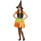 Strega Zucca Paillettes Olografiche (Vestito, Cappello) (116 Cm / 4-5 Years)