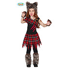 Costume Lupa Mannara Licantropa Bambina Taglia 10-12 Anni (83051)
