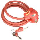 Lucchetto bici Crazy Safety Dragone Cinese Rosso (240210-20)