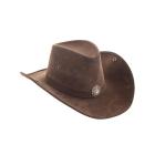 Cappello Cowboy Similpelle Marrone (50063)