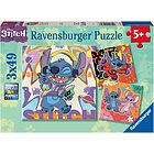 Puzzle 3x49 Disney Stitch (01070)