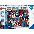 Puzzle 100 Pz XXL Captain America (1073)