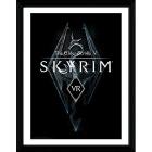 Skyrim: Vr Game Cover (Stampa In Cornice 30x40)