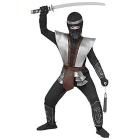 Master Ninja (Casacca, Pantaloni, Corazza, Cintura, Bracciali, Gambali, Maschera) (128 Cm / 5-7 Years)