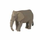 Elefante. Animale in plastica con parti snodabili (LCT16077)