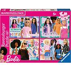 Puzzle 4x100 Barbie (01077)