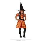 Costume Strega Zucca Bambina 3-4 Anni (77079)