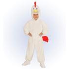 Pollo In Peluche Soft (Costume Con Cappuccio E Maschera) (104 Cm / 2-3 Years)