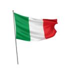Bandiera Italia con asta  90X60 cm (22093)