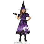 Costume Da Strega "Casa Infestata" Per Bambina 5-6 Anni (78103)