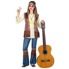 Hippie (Camicia Con Gilet, Pantaloni, Fascia Per Testa, Collana) (164 Cm / 14-16 Years)