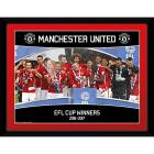 Manchester United: Efl Cup Winners 16/17 (Stampa In Cornice 15x20 Cm)