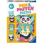 Mix & Match Puzzle 3 x 24  - Animali musicali (5137)