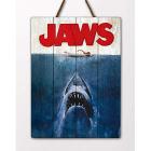 Jaws Poster in legno