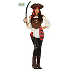 Costume Donna Piratessa Dei Sette Mari Taglia Xl (88141)