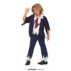 Costume Scolaro Zombie Bambino 7-9 Anni (77144)