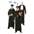 Costume Uomo Studente Prete Giudice Taglia M (88148)