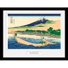 Hokusai: Shore Of Tago Bay (Stampa In Cornice 30x40cm)
